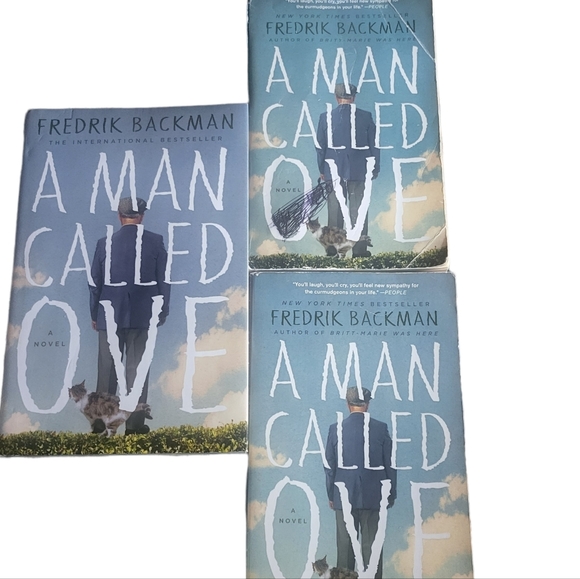 3 Book Club Books A MAN CALLED OVE by Fredrik Backman - Picture 12 of 12